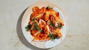 Recipe: Slow-Roasted Salmon with Harissa
